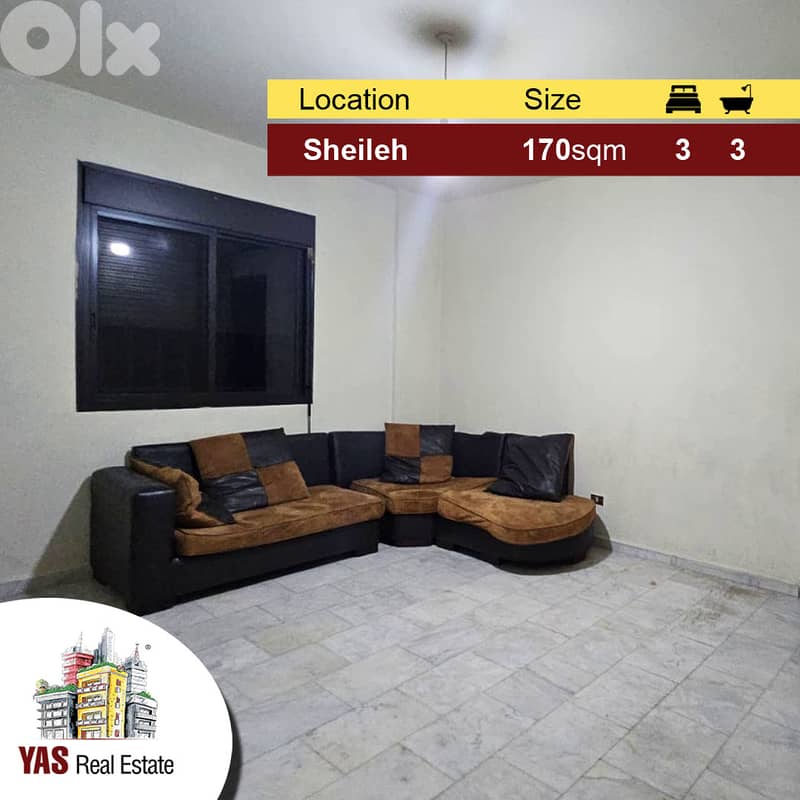 Sheileh 170m2 | Well Maintained | Prime Location | Open View | TO | 0