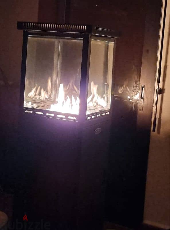 queen chef outdoor glass gas heater 0