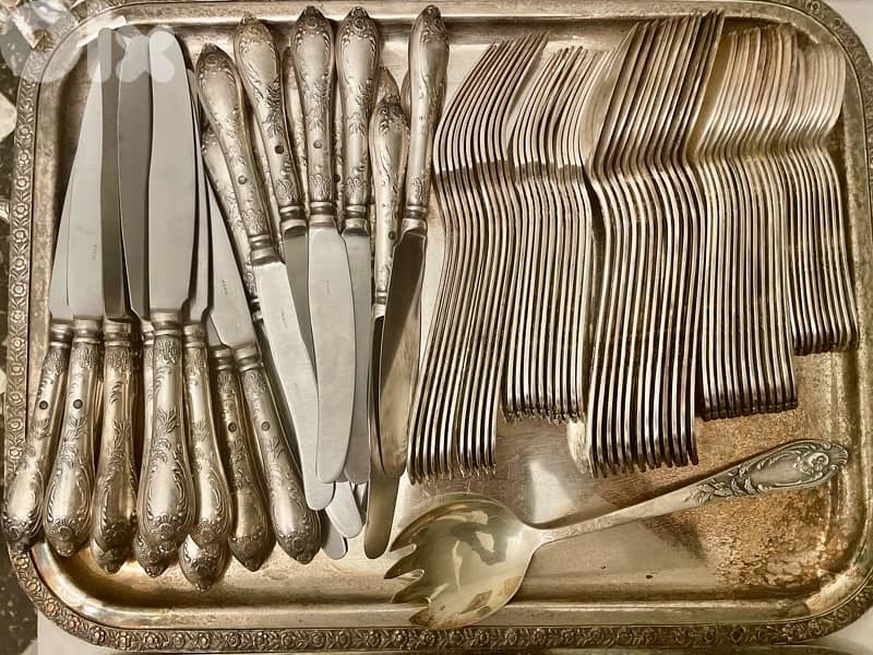Antique Original Set of “80” Soviet Melchior dining set 0