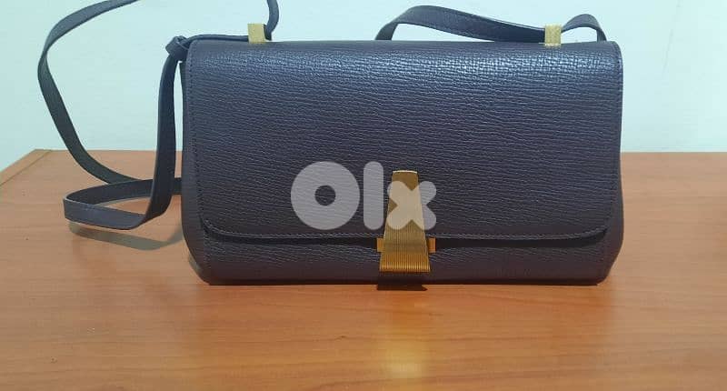 Handbag sac brown. جزدان بني 2