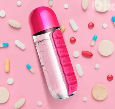 water bottle+medicines box