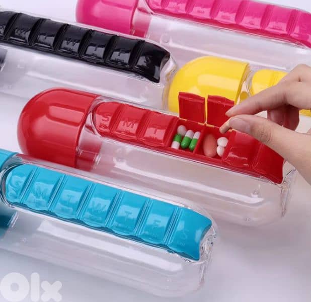 water bottle+medicines box 6