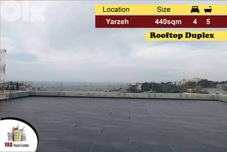 Yarzeh 440m2 | 60m2 Terrace | Rooftop Duplex | Panoramic View | PA