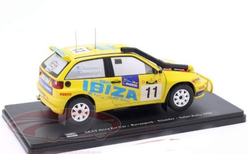 Seat Ibiza Kit Car (Rally Safari 1998) diecast car model 1:24. 4