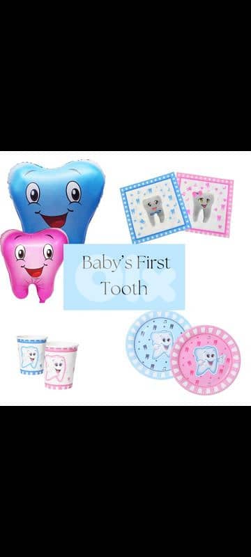 first tooth party decoration 0
