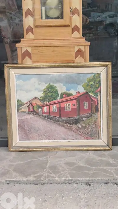 لوحة رسم زيتي اوروبية