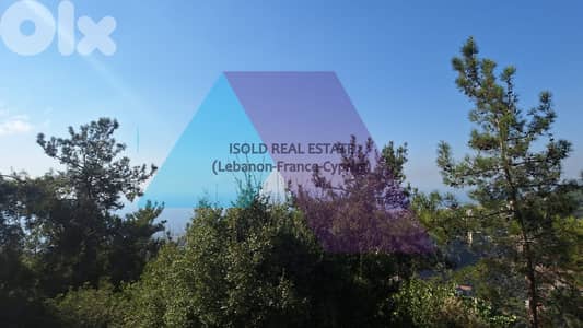 Land + Mountain/Sea View for sale in Nabey  -  أرض للبيع في ناباي