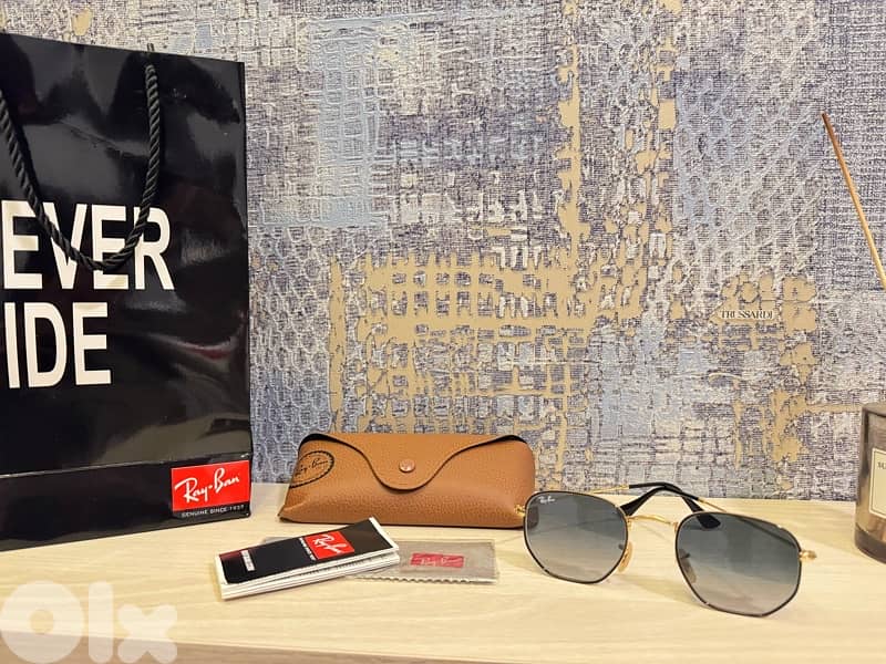 Jack in Arista & Clear Gradient  Ray-Ban unisex new, same as original 0