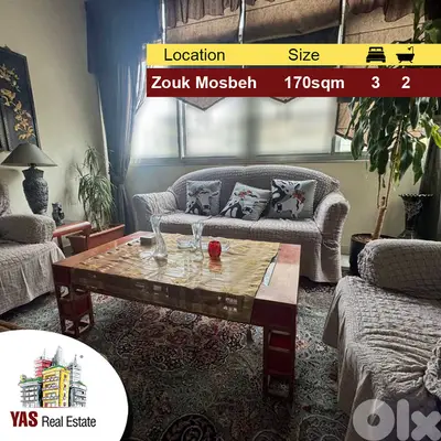 Zouk Mosbeh 170m2 | Prime Location | Quiet Street | Well Lighted | EL