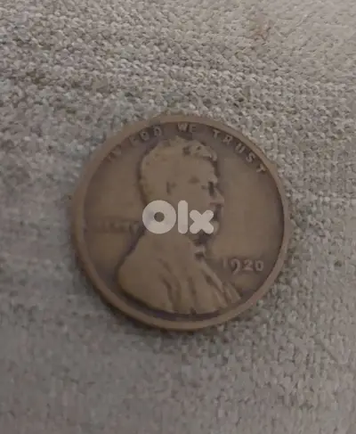 USA Lincolin Wheat Cent Coin 1920