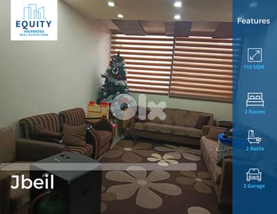 110 SQM Apartment For Sale In Jbeil شقق للبيع #CM127448