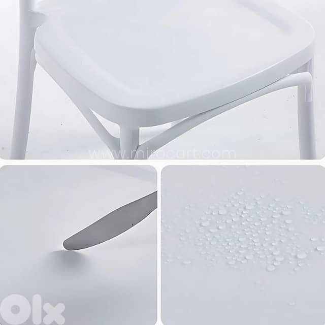Minimalist Nordic Dining Chairs with Curved Backrest & Sleek Finish 5