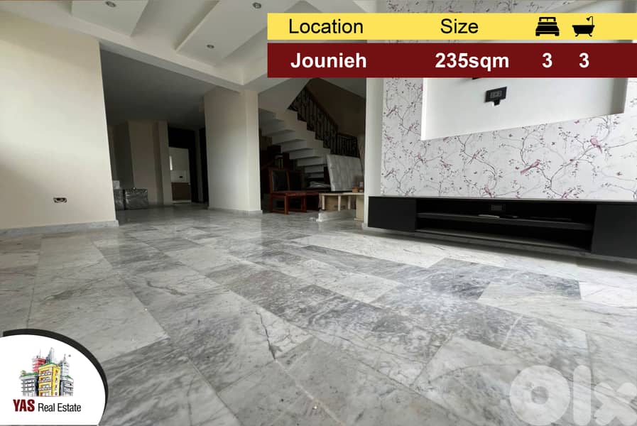 Jounieh 235m2 | Duplex | High End | Prime Location | Panoramic View|EH 0