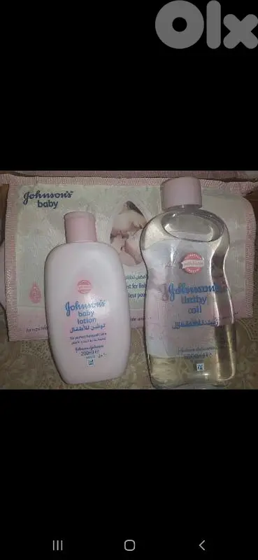 johnsons baby oil 500ml+ lotion 200ml with big bag waterproof