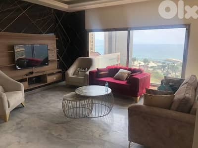 175 SQM Furnished Apartment in Rawche, Beirut with Sea View