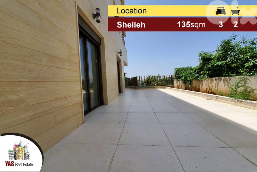 Sheileh 135m2 + 90m2 Terrace / Garden | High-End Flat | View | TO | 0