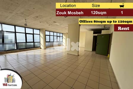 Zouk Mosbeh 80m2 up to 120m2 | Offices | Rent | Main Road | CHN/EL |