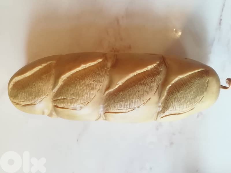Vintage French bread decorative Landline  phone set 0