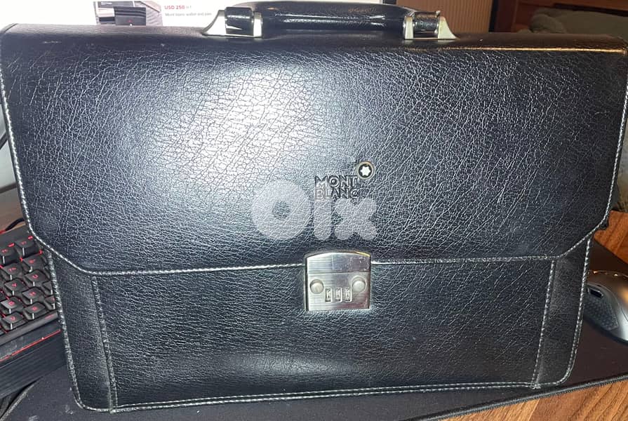 Mont Blanc Dial Lock Briefcase 1