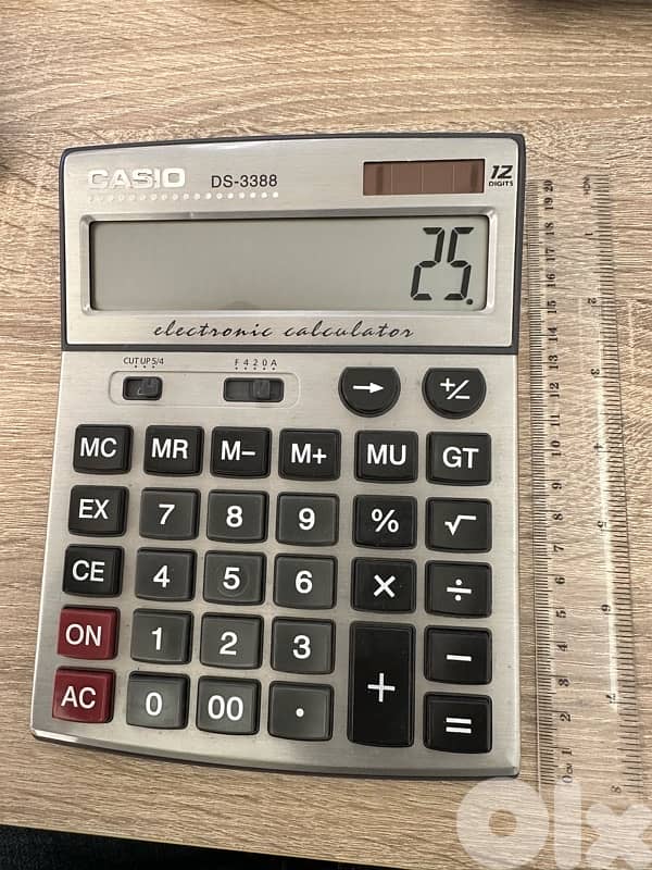Casio Electronic Calculator Model DS-3388 - Large 0