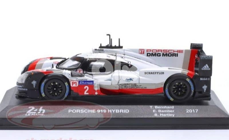 Porsche 919 Hybrid (Lemans 24h 2017) diecast car model 1;43. 2