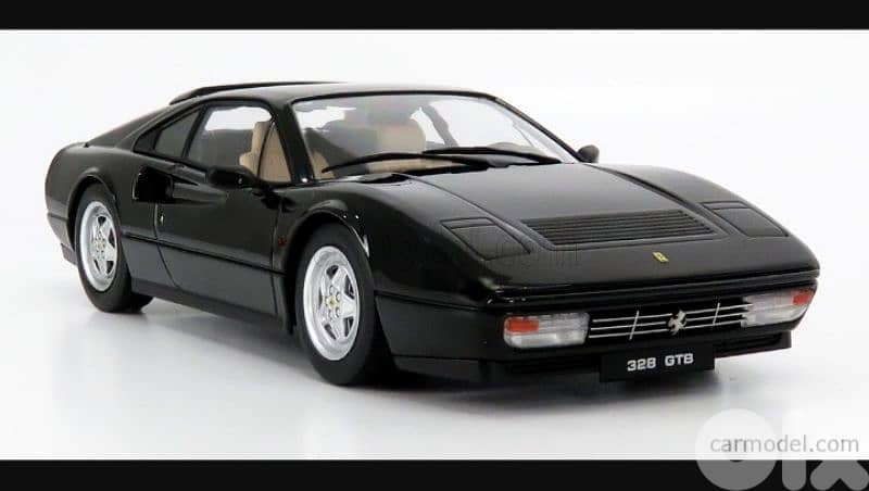 Ferrari 328 GTB 1985 diecast car model 1;18. 4