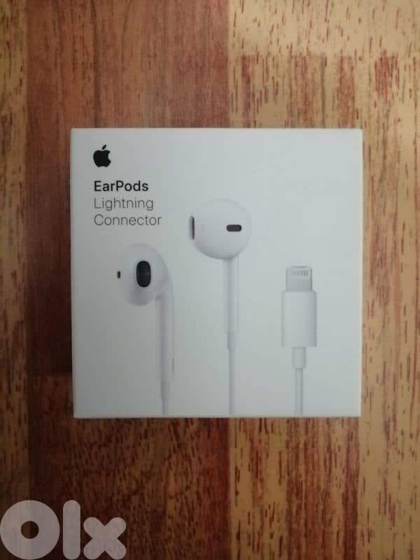 Apple original earphones  Lightning  cable, new in the box 0