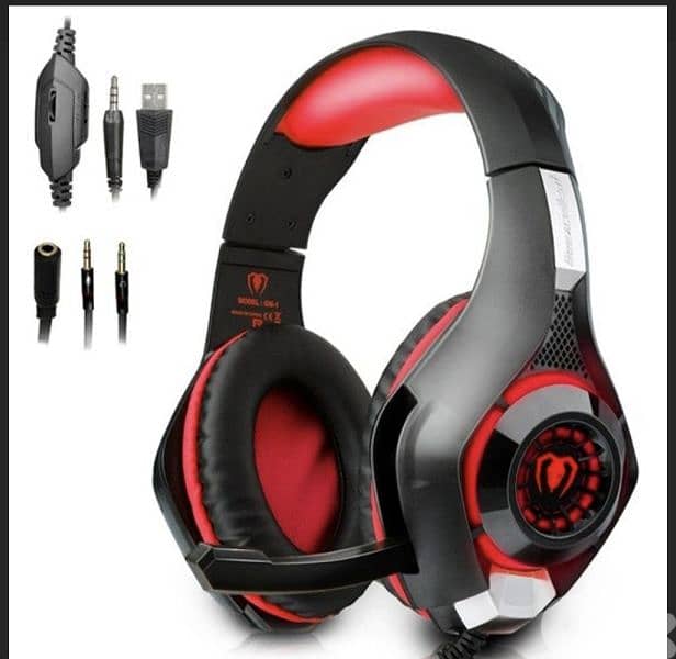 BEEXCELLENT GM1 WIRED 3.5MM OVER-EAR PRO GAMING HEADSEt/ 4$ delivery 0