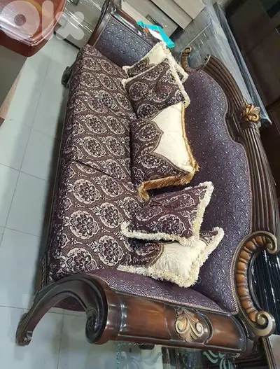 صالون خشب زان شبه جديدة صالون خشب زان شبه جديدة