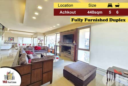 Achkout 440m2 |Furnished Dulplex| Mountain View |Modern | Decorated|DA