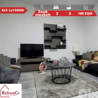 Furnished apartment in zouk mosbeh شقة مفروشة في زوق مصبح