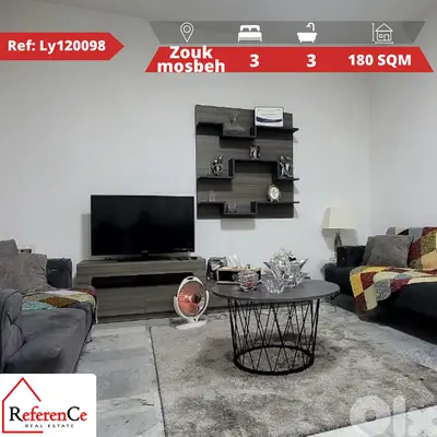 Furnished apartment in zouk mosbeh شقة مفروشة في زوق مصبح