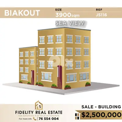 Building for sale in Biakout JS116 بناية للبيع ببياقوت