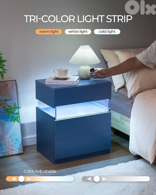 night stand with led light 3