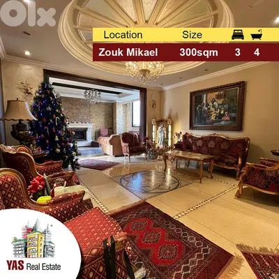 Zouk Mikael 300m2 | 35m2 Terrace | Prime Location | Calm street | EH |