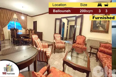 Ballouneh 200m2 | fully furnished | mint condition | catch |