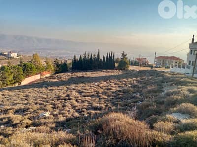zahle dhour land 1295 sqm for sale panoramic view Ref#6454