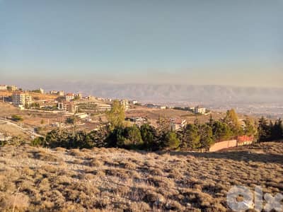 zahle dhour land 1295 sqm for sale panoramic view Ref#6454