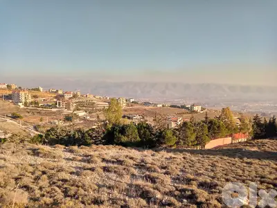 zahle dhour land 1295 sqm for sale panoramic view Ref#6454