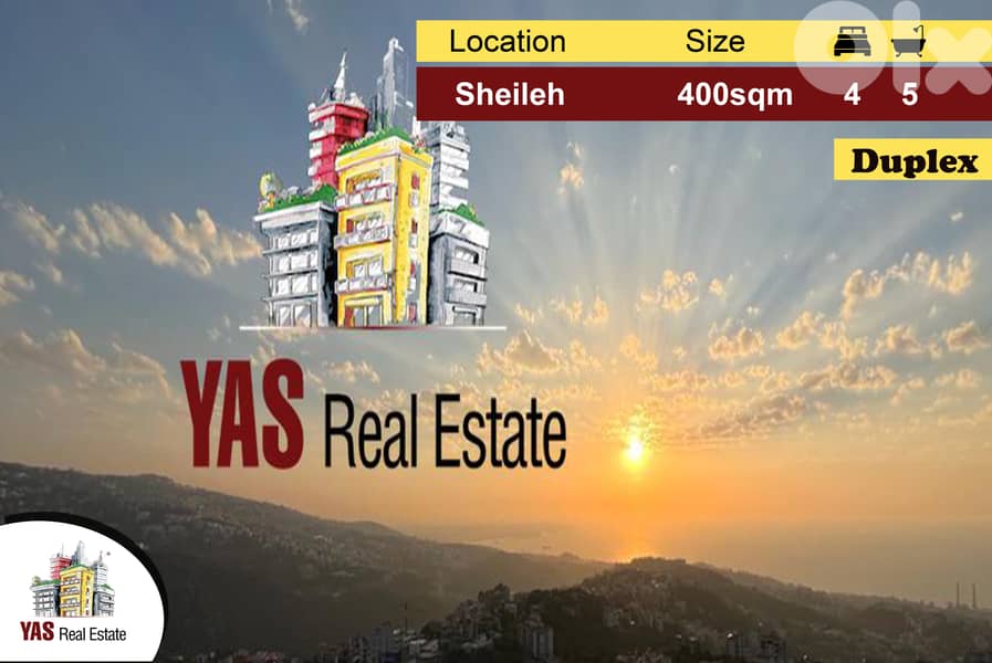 Sheileh 400m2 | Duplex | New | High-End | Impressive View | Sehayleh | 0