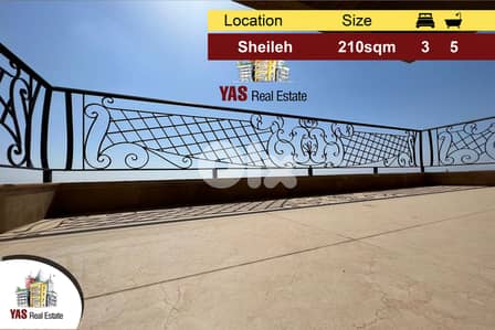 Sheileh 210m2 | High-End | Panoramic View | Private Street | Sehayleh