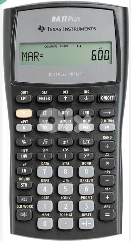 Financial Calculator texas instruments BA2 plus 0