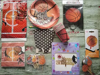 basketball birthday decoration