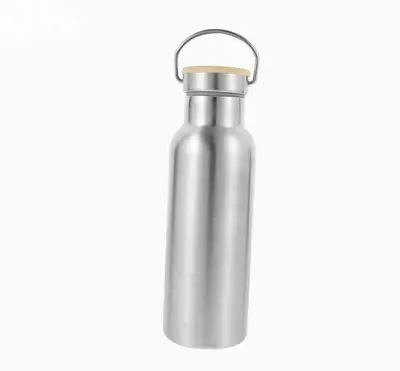 DR stainless steel water bottle bamboo lid (Made in italy)/4$ delivery