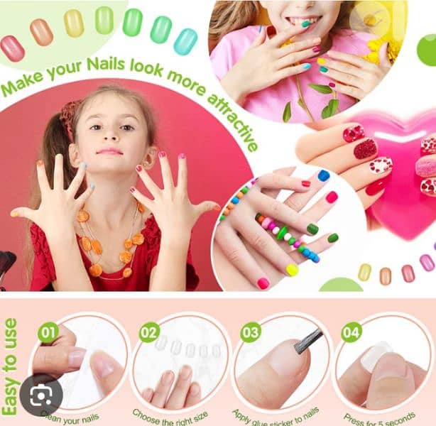 girls fake nails 0