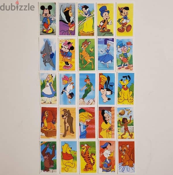 Vintage The Magical World of Disney 1989 complete 25 trading card 0