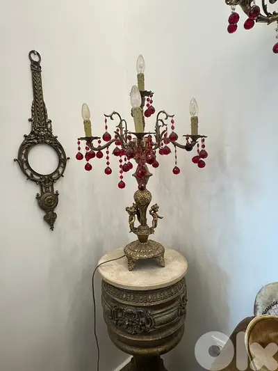 lampadaire bronze