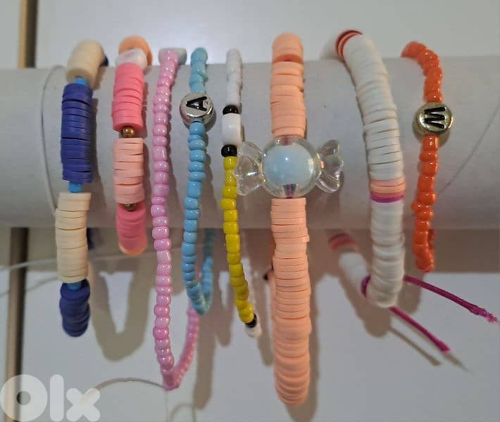 Bracelets for sale (18), handmade , prices 1$ each 1