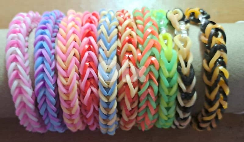 Bracelets for sale (18), handmade , prices 1$ each 2