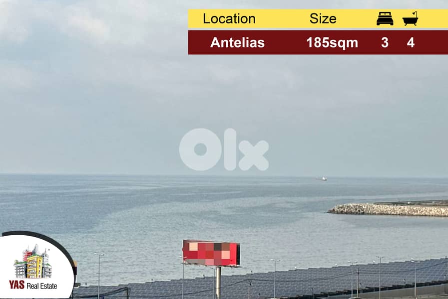 Antelias 185m2 | Sea View | Main Road | Quiet Street | Catch | MJ | 0